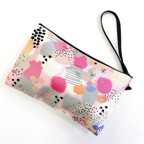 Abstract Art - pretty makeup bag by Mukta Lata Barua