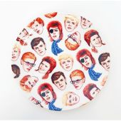 Fabulous Bowie - ceramic dinner plate by Helen Green