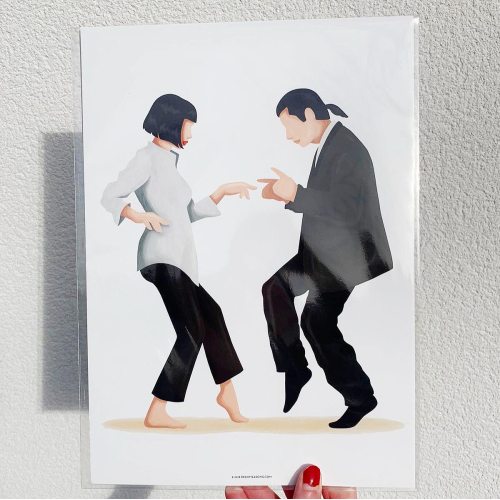 Pulp Fiction - A1 - A4 art print by Nour Tohme