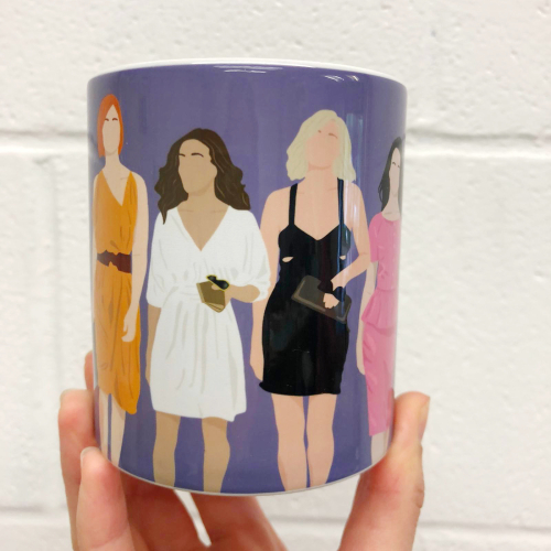 Sex and the city - unique mug by Cheryl Boland